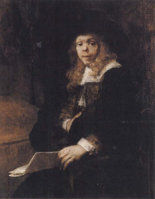 Portrait of Gerard de Lairesse, REMBRANDT Harmenszoon van Rijn